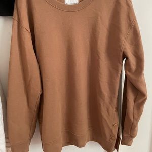 Abercrombie button side super soft Sweatshirt - M